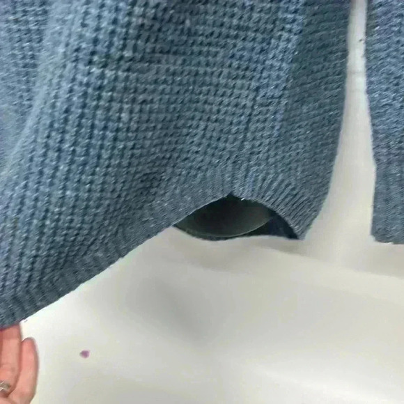 Pendleton blue turtleneck sweater size medium 80% lambswool - Picture 4 of 9